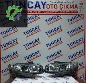HONDA CİVİC SOL LED’Lİ MERCEKLİ FAR 2016-2021 ÇIKMA PARÇA