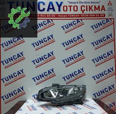 Honda Civic Sol Ön Far 2016-2021 çıkma parça