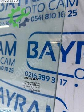 Honda Civic Sol Arka Kapı Camı çıkma parça