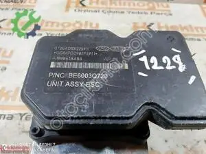 HYUNDAİ ACCENT ABS BEYNİ BE6003Q720 Q72GAD1D1225931, GSIM7G2