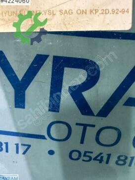 Hyundai Elantra Sağ Ön Kapı Camı çıkma parça