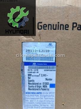 Hyundai i20 Hava Filtresi Kutusu 28110-1J110 çıkma parça