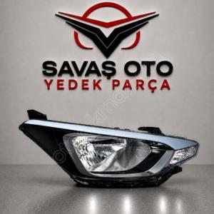 HYUNDAI I20 MOT. LEDSİZ DÜZ TİP FAR SAG SOL 2015 2016 2017 2018