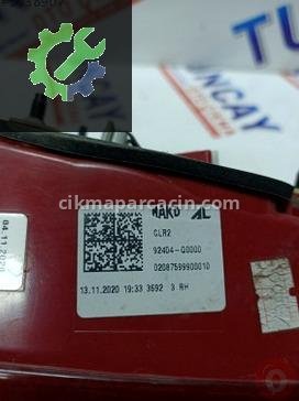 Hyundai i20 Sağ Arka Stop 92402-Q0000 çıkma parça