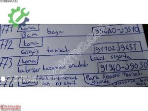 HYUNDAİ KONA GÖĞÜS TESİSATI 91102-J9451