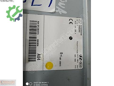 Hyundai Kona 96160J9030TM çıkma parça