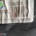 HYUNDAİ KONA SOL GÜNEŞLİK 85210-J9260