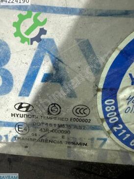 Hyundai Matrix Sağ Arka Kelebek Camı çıkma parça