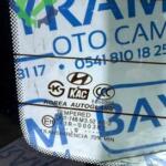 Hyundai Sonata 2010-2014 Çıkma Arka Cam
