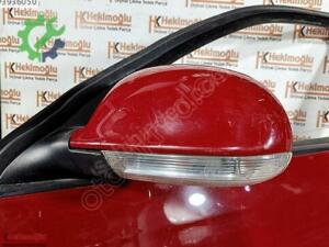 JETTA 5 GOLF6 SOL DİKİZ AYNASI ORJİNAL ÇIKMA KIRMIZI E1 010336