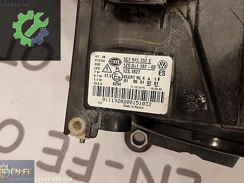 JETTA XENON LED SAĞ FAR ORJİNAL HİGHLİNE ORJİNAL HATASIZ DOLU