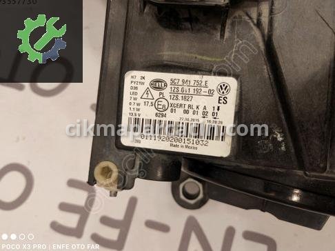 Volkswagen Jetta Sağ Ön Far çıkma parça