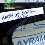 Karsan Jest Sağ Yan Cam Çıkma