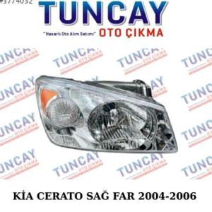 KİA CERATO SAĞ FAR 2004-2006 YEDEK PARÇA