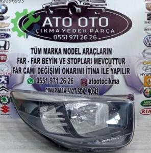 Kia Picanto 2006-2023 Çıkma Sağ Far