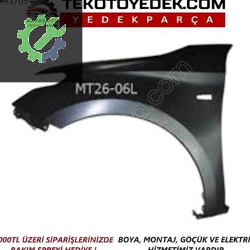 Mitsubishi L200 Çamurluk çıkma parça