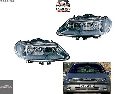 Renault Laguna Sağ Ön Far 1999-2002 çıkma parça