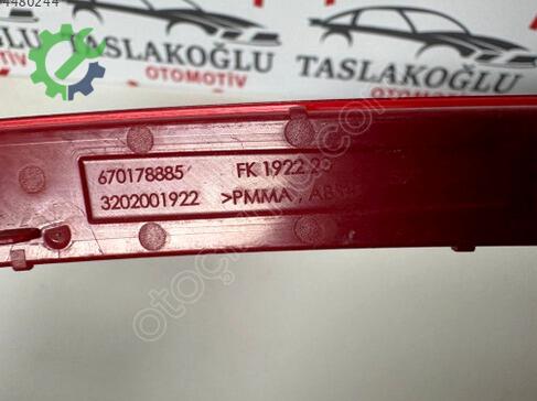 Maserati Grancabrio Tampon Reflektörü 670178885 çıkma parça
