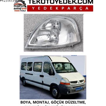 Renault Master Sağ Ön Far çıkma parça