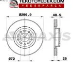 MAZDA 323 03-09 MAZDA 5 05 ÖN DİSK TAKIM / BRAXİS ORJ