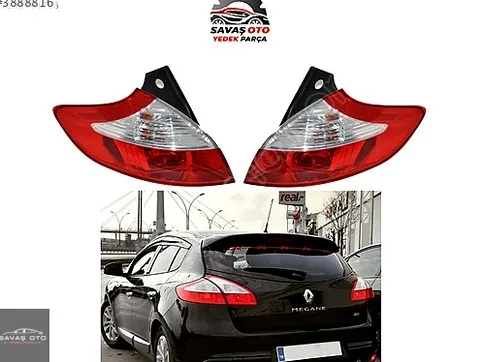 Renault Megane Sağ Arka Stop 2009-2015 çıkma parça