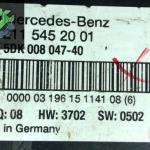 Mercedes arka sam beyni 2115452001 cikma orj