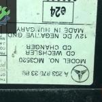 Mercedes C class CD changer A2038703389/MC3520
