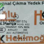 MERCEDES C292 2015 SAĞ ÖN KAPI CAMI 43R-001074