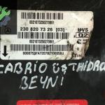 Mercedes cabrio Tente hidrolik ust beyin 2308207326/03