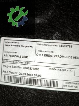 Mercedes-Benz CLA Bagaj Döşemesi A1176900042 çıkma parça