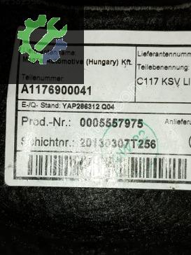 Mercedes-Benz CLA Bagaj Döşemesi A1176900041 çıkma parça