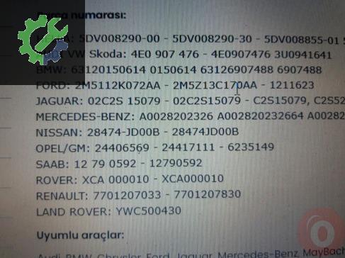 MERCEDES E SERİSİ W211 XENON FAR BEYNİ