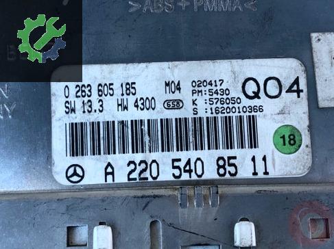 Mercedes gosterge saati S500 S430 A2205408511 0263605185
