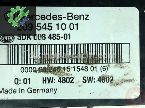 Mercedes-Benz C Serisi Konfor Beyni 2095451001 çıkma parça