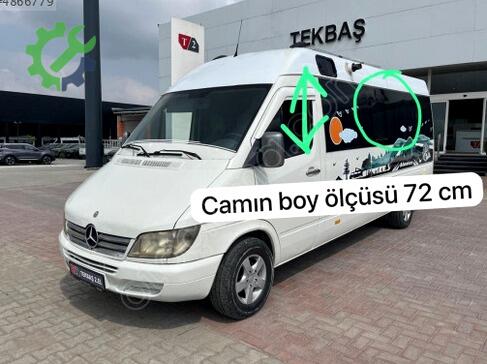 Mercedes Sprinter Sürgülü Cam çıkma parça