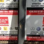Mercedes Sprinter arka tampon 2013-2020 model