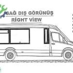 Sağ Yan Cam Mercedes Sprinter Çıkma