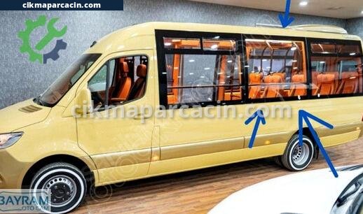 Mercedes-Benz Sprinter Sol Yan Cam çıkma parça