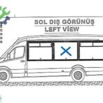 Mercedes Sprinter Orijinal Çıkma Sol Yan Cam