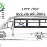 Çıkma Mercedes Sprinter Sol Yan Cam