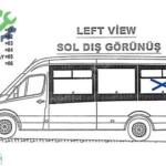 Çıkma Mercedes Sprinter Sol Yan Cam