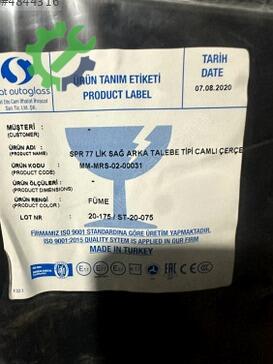 Mercedes Sprinter Yan Cam çıkma parça