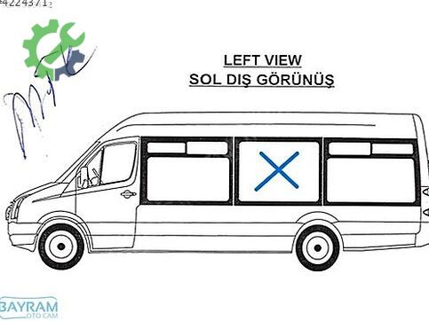 Mercedes Sprinter Sol Yan Cam çıkma parça