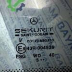 Mercedes Vito Sol Arka Kelebek Camı Çıkma