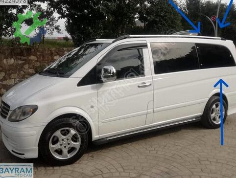 Mercedes Vito Sol Arka Kelebek Camı çıkma parça