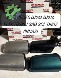 MERCEDES W202 W210 ELEKTİRİKLİ SAĞ SOL DİKİZ AYNASI (2. Adet)