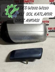 MERCEDES W202 W210 ELEKTİRİKLİ SOL KATLANIR DİKİZ AYNASI