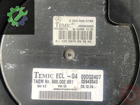 Mercedes W203 W209 Fan motoru çıkma A2035001693 A2035400788