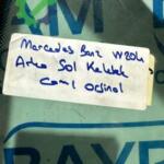 Mercedes C Serisi Sol Arka Kelebek Camı Çıkma