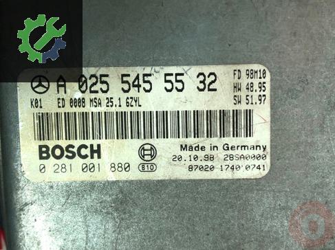 Mercedes w210/E300TD motor beyni A0255455532